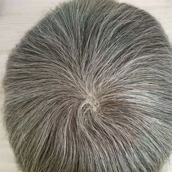 Gray hair toupee hair toupee for men,blonde human hair toupee,mens toupee indian hair hn285